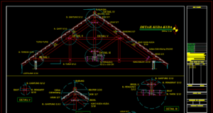 detail kuda kuda kayu