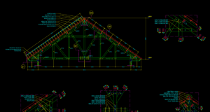 detail kuda-kuda kayu