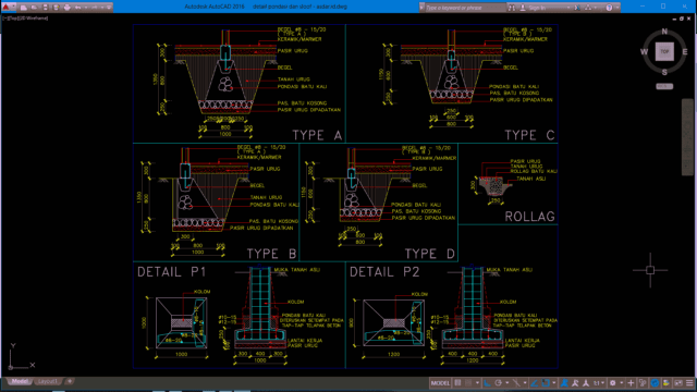 detail pondasi batu kali dan foot plat detail pondasi batu kali dan foot plat