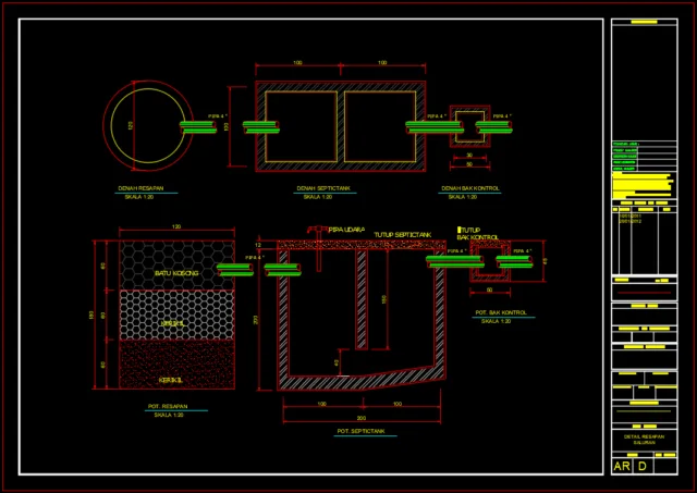 detail septictank