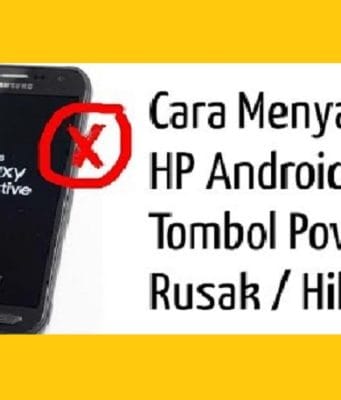 menghidupkan hp tanpa tombol power