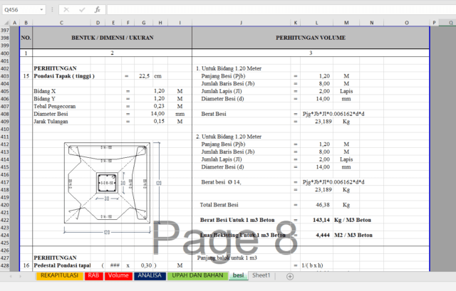 rab excel konstruksi rab excel konstruksi
