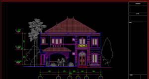 rumah 2 lantai uk 14.75m x 28.00m