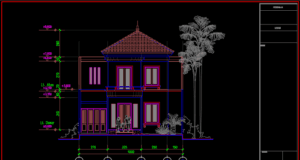 tampak depan rumah minimalis 2 lantai ukuran 10x20 meter