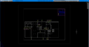 denah rencana instalasi air kotor