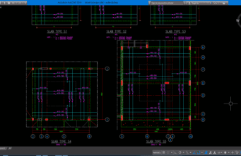 detail tulangan plat