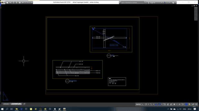 detail lapangan basket