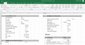 perhitungan perencanaan kuda-kuda kayu