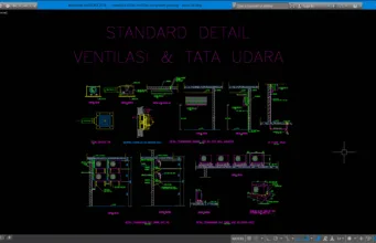 standard detail ventilasi bangunan gedung