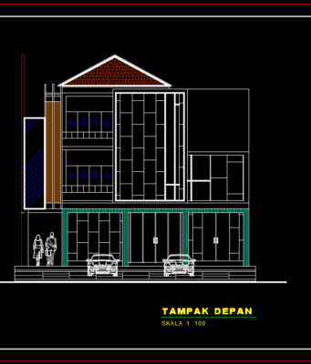 tampak depan ruko kantor