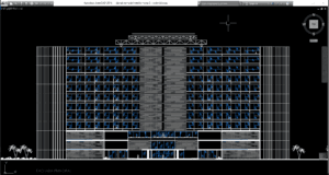 denah tampak hotel bintang 5
