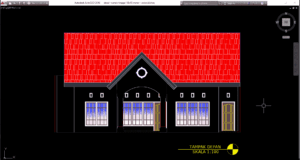desain rumah tinggal 13x15 meter