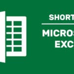 shortcut microsoft excel