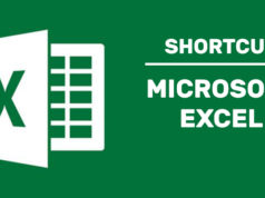shortcut microsoft excel