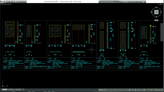 desain jendela jungkit