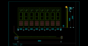 desain pintu garasi sliding 8 daun