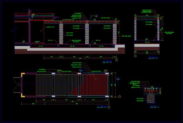 detail pergola depan