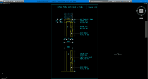 detail pintu kayu solid atau panel