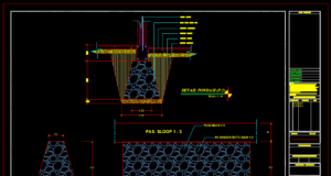 detail pondasi menerus