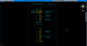 detail pintu kayu solid