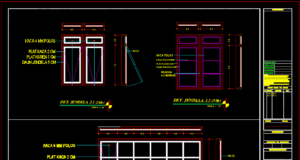 gambar kerja detail jendela