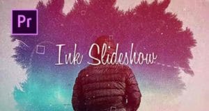 ink slideshow template premiere pro