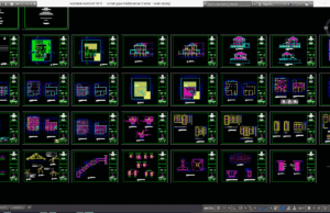 Download Gambar Kerja Rumah 2 Lantai Gaya Mediterania Minimalis DWG AutoCAD rumah gaya mediteranian 2 lantai