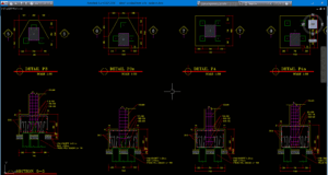 detail pondasi bore pile