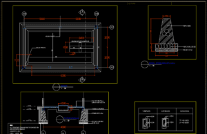 Download Gambar Rencana dan Detail Pondasi Ruang Genset 7x4m DWG AutoCAD rencana dan detail pondasi ruang genset 7x4m