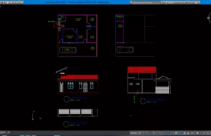 denah dan tampak rumah 100m2