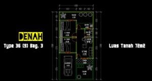 denah type 36.72 bagian 3