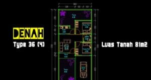denah type 36.81