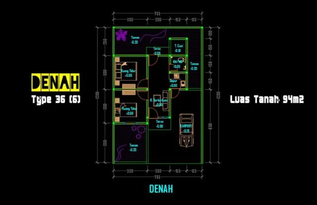 denah type 36.94 denah type 36.94