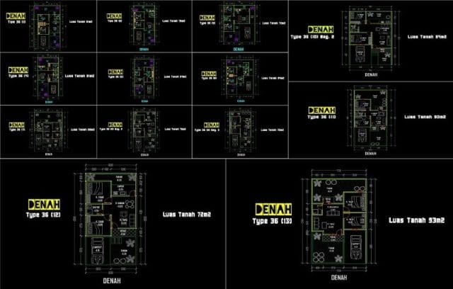 kumpulan denah type 36 kumpulan denah type 36