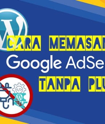 menampilkan iklan adsense tanpa plugin