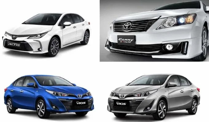 toyota mobil sedan