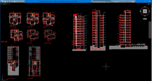 bangunan apartemen 12 lantai