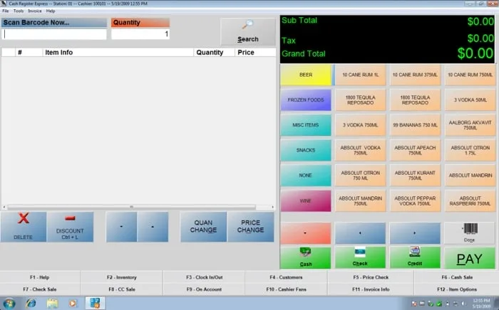 cash register