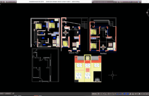 Download Denah dan Tampak Interior Rumah Modern DWG AutoCAD denah dan tampak interior rumah modern