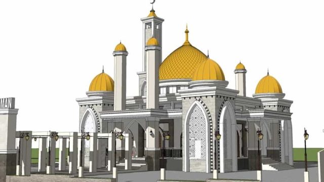  Download  Desain  Masjid  Ar Rahman Format SKP SketchUp  