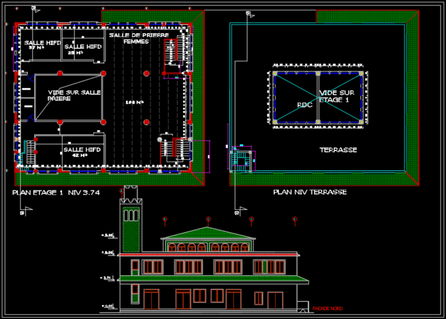 masjid prancis 3 lantai