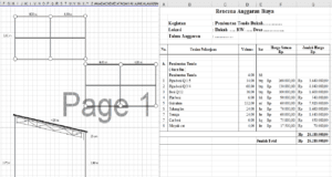 rab dan gambar pembuatan tenda