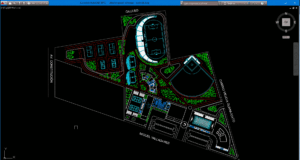 rencana pusat olahraga