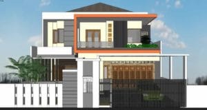 rumah keren minimalis 2 lantai skp