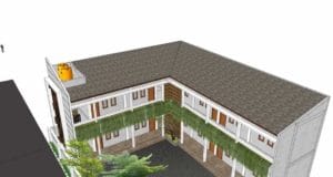 rumah kost 2 lantai skp