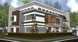 rumah mewah 2 lantai skp