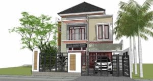 rumah minimalis 2 lantai skp
