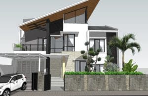 Download Rumah Rico Minimalis 2 Lantai Format SKP SketchUp rumah rico minimalis