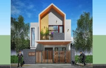 rumah scandinavian 2 lantai skp