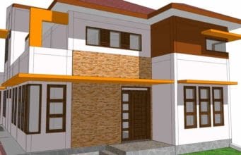 rumah tinggal 2 lantai skp